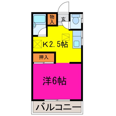 さつき荘の物件間取画像